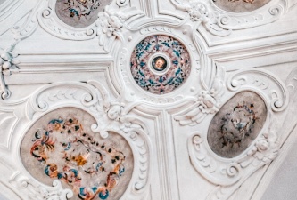 Barokní salonek - strop