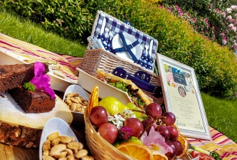 foto romantický piknik Zámek Třešť